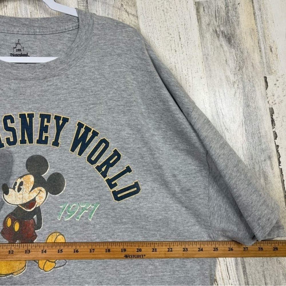 VTG Disney Shirt Size 2X Womens Short Sleeve Mickey Mouse 1971 - Picture 10 of 11